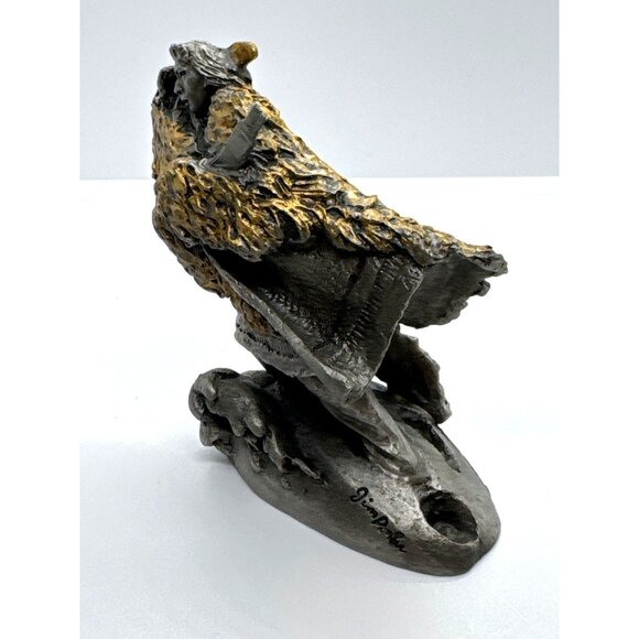 Franklin Mint Chief Joseph Pewter Sculpture by Jim Ponter 1982 Box Booklet Vinta - Picture 2 of 16